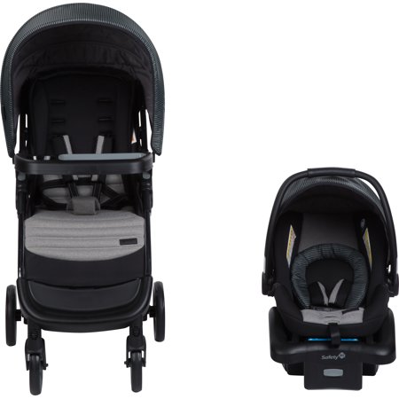 Monbebe Blaze Travel System, Grey & Black Pinstripe