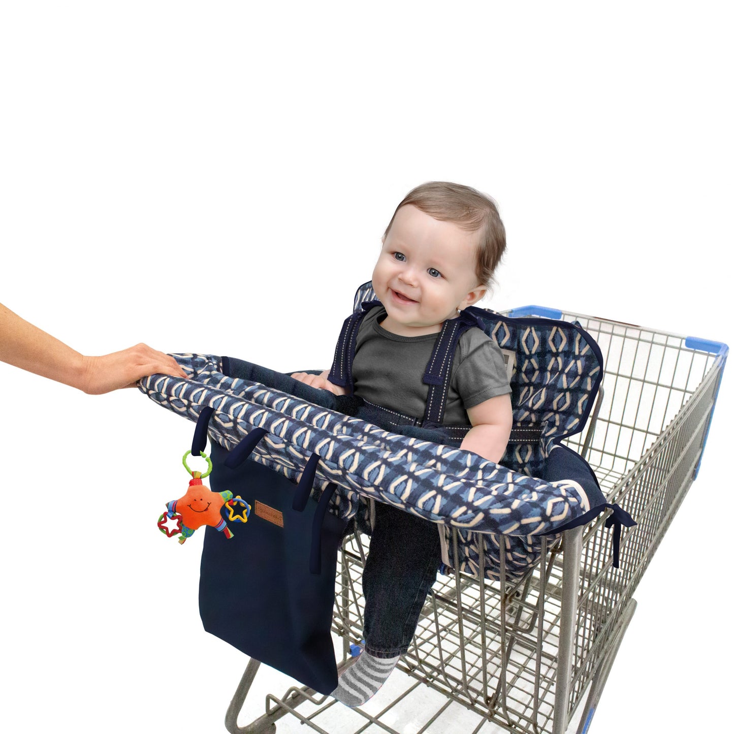 2-In-1 Shopping Cart Cover and Highchair Cover