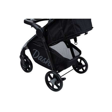 Monbebe Dash Travel System, Gray and Black Pinstripe