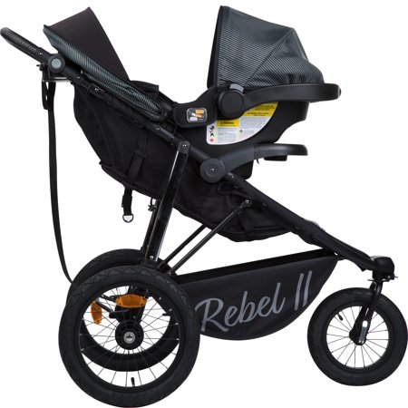 Monbebe Rebel Travel System in Pinstripe