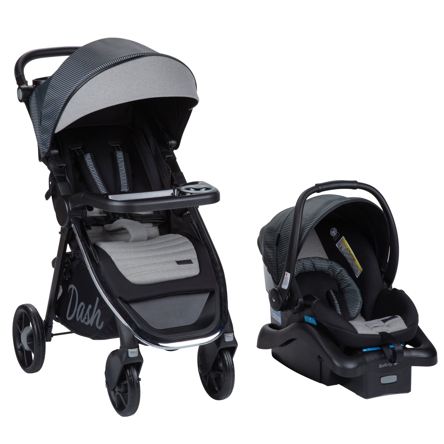 Monbebe Dash Travel System - Pinstripe