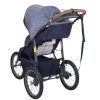 The Monbebe Rebel Jogging Stroller features a Foot Brake and Hand Brake